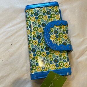 Vera Bradley Keeping Tabs Wallet | English Meadows Floral | NWT with Flaw